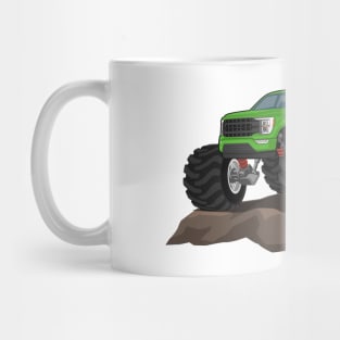 truck f150 offroad style green Mug